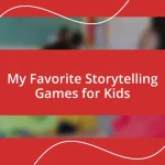 My Favorite Storytelling Games for Kids